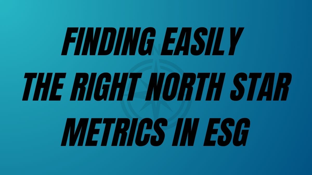 TO POST Finding Easily The Right North Star Metrics in ESG