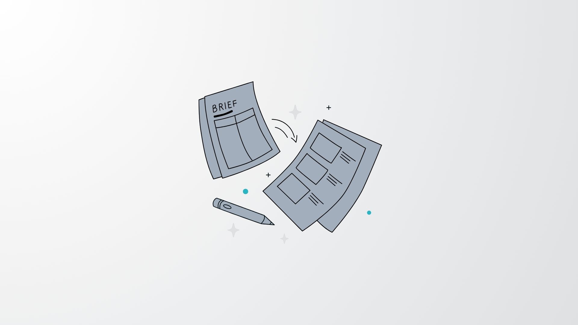 A minimalist illustration depicting a sun and a moon on opposite sides of a divided circle, representing day and night