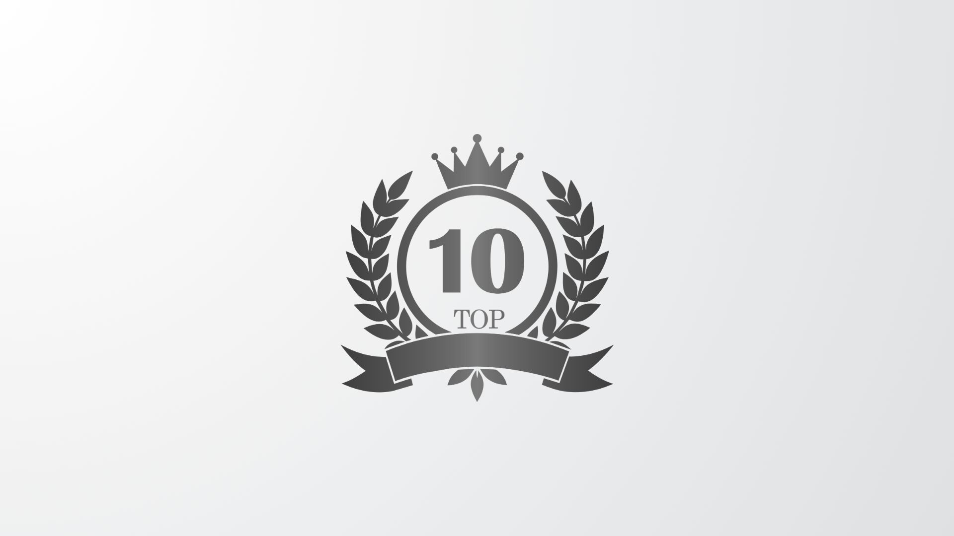A crest with a "TOP 10" symbol