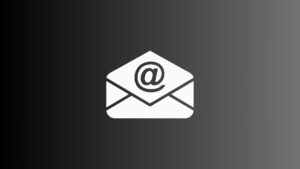 Email icon on a dark gradient background meaning "contact us"