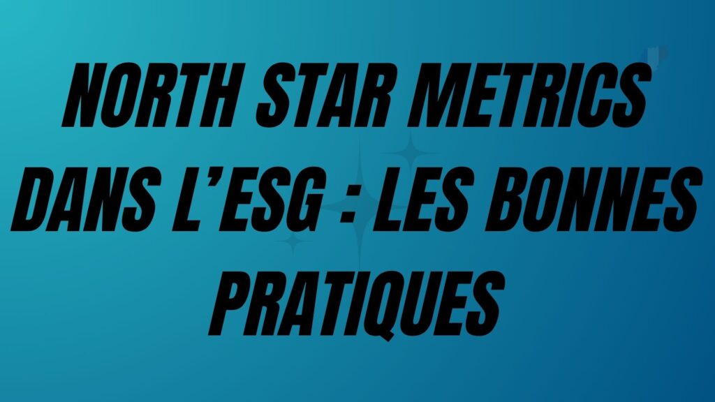 North Star Metrics dans l’ESG les bonnes pratiques